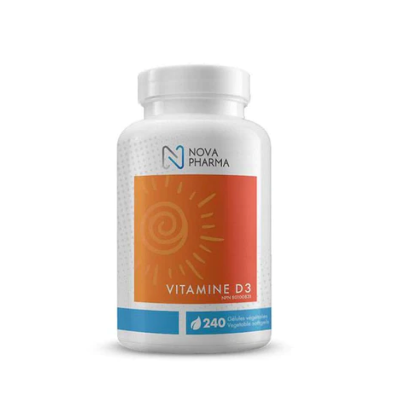 Nova Pharma Vitamines D3 (240 caps)